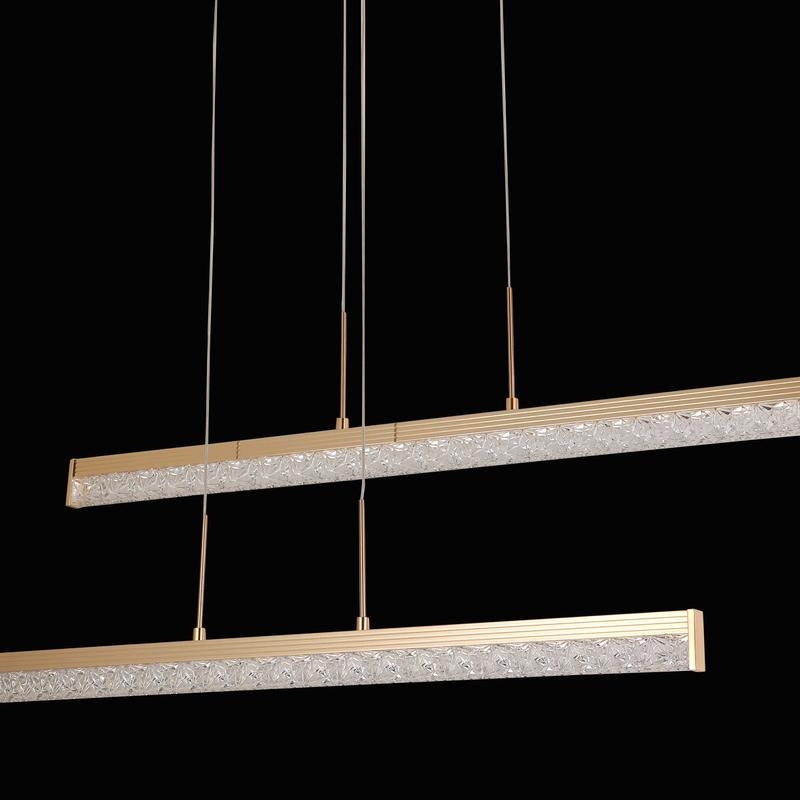 Square LED pendant lamp product show 2